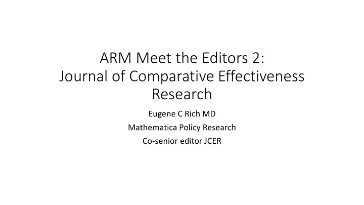 arm meet the editors 2