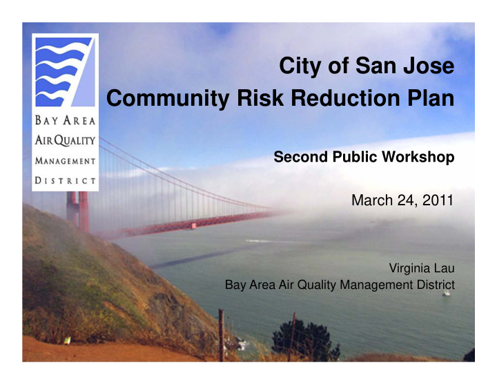 city of san jose community risk reduction plan