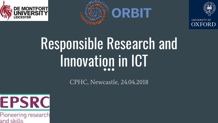 responsible research and innovation in ict