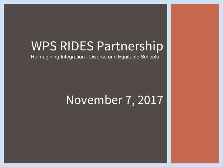 wps rides partnership