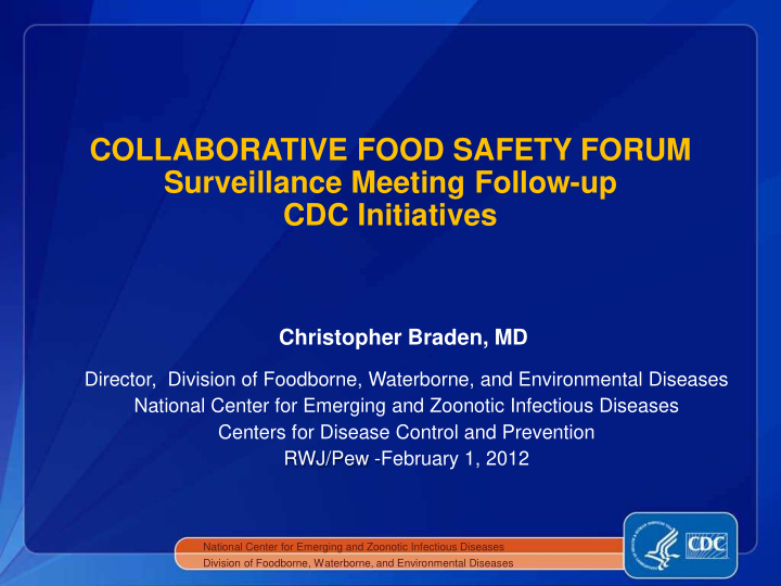 collaborative food safety forum surveillance meeting