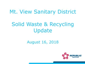 Update  August 16, 2018  Where have we been?  Where are we now?  Where are we going?  Whats