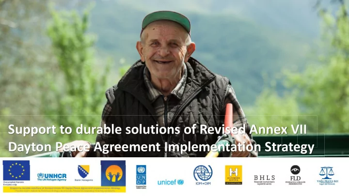 dayton peace agreement implementation strategy context