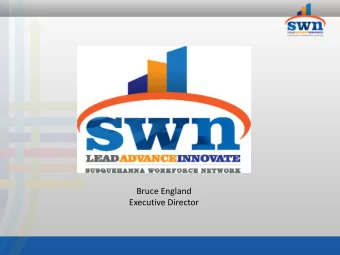 Bruce England  Executive Director  Employment by Industry  Job Openings By Occupation Group  RANK