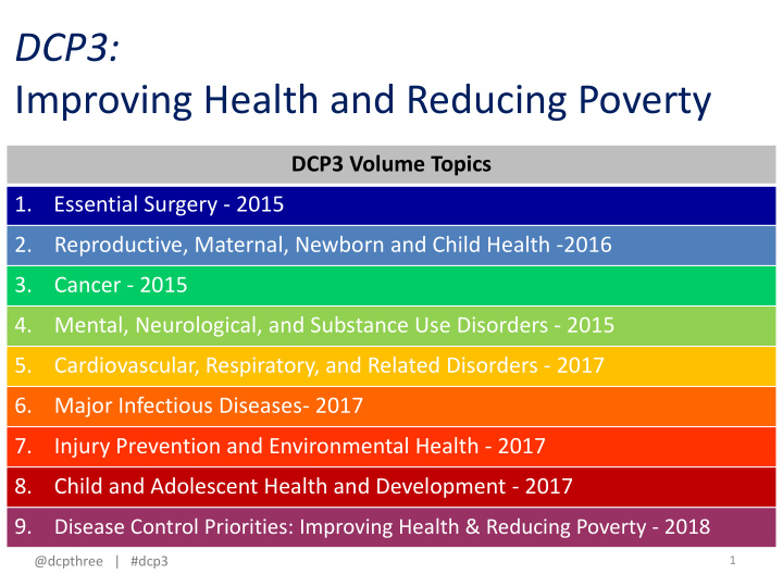 dcp3 improving health and reducing poverty