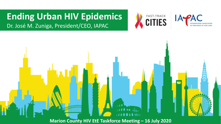 ending urban hiv epidemics