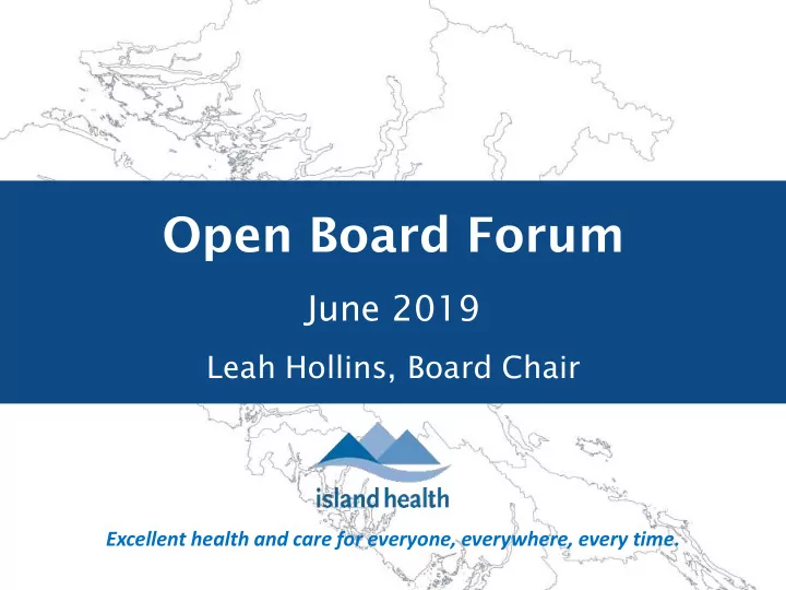 open board forum