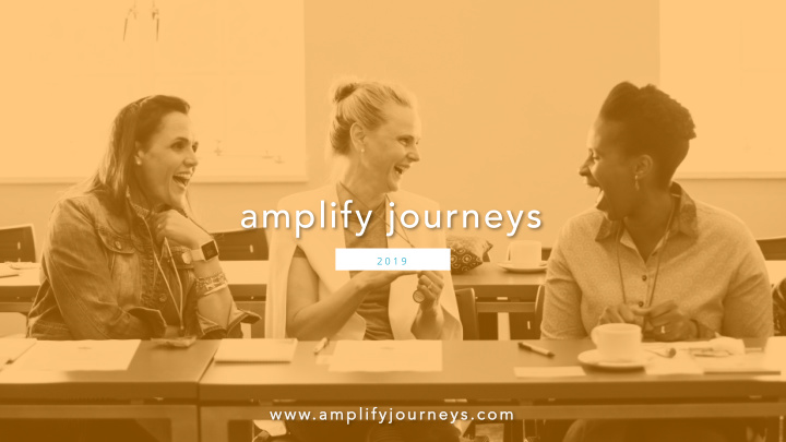 amplify journeys