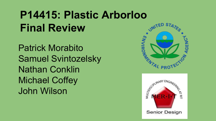 p14415 plastic arborloo final review