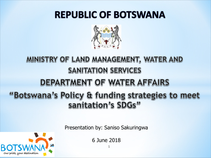 presentation by saniso sakuringwa 6 june 2018
