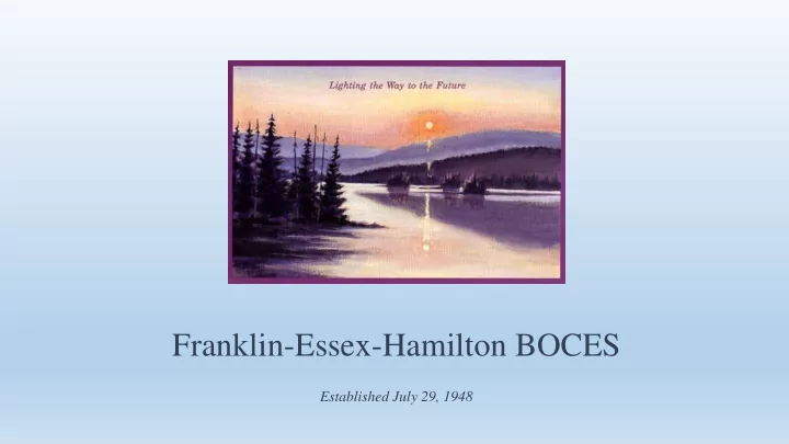 franklin essex hamilton boces