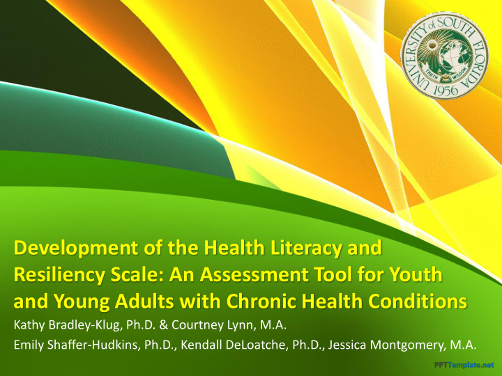 and young adults with chronic health conditions