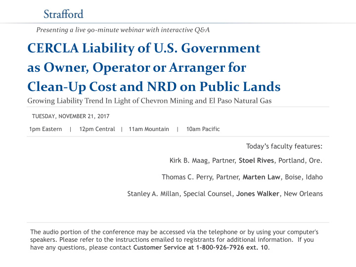 clean up cost and nrd on public lands