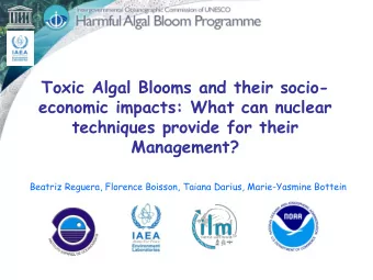 Management?  Beatriz Reguera, Florence Boisson, Taiana Darius, Marie-Yasmine Bottein  harmful