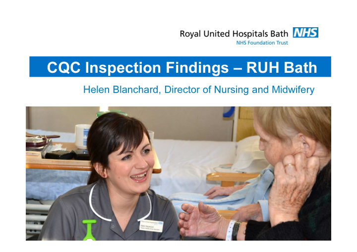 cqc inspection findings ruh bath
