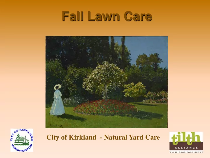 fall lawn care
