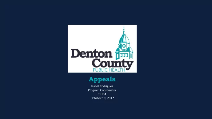 appeals
