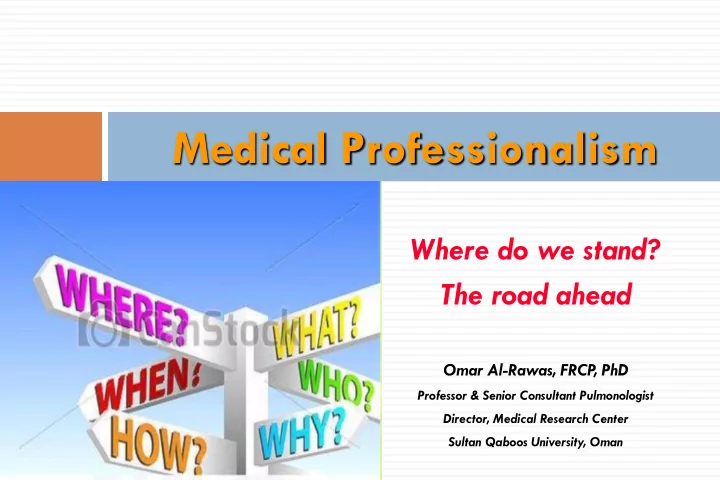medical professionalism