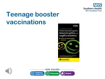 vaccinations  What is meningitis &amp; septicaemia?  Meningococcal bacteria can cause  meningitis