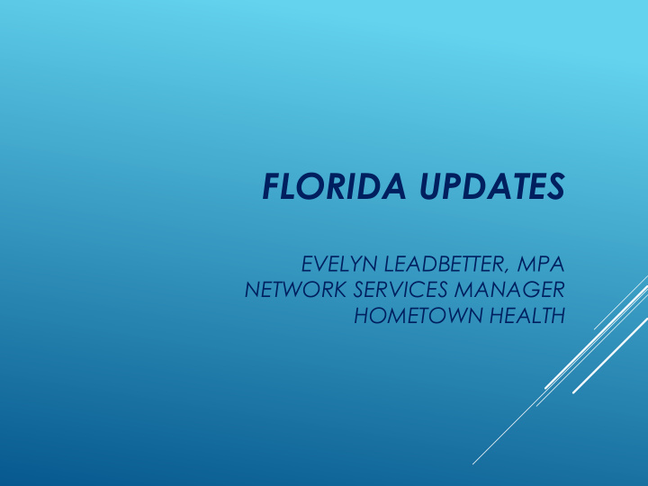 florida updates