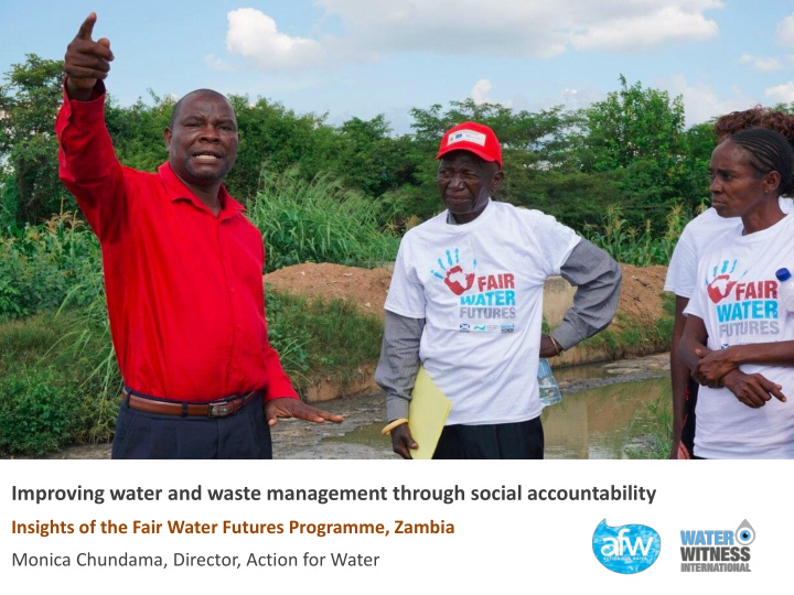 improving water and waste management through social