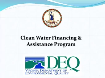 1    Virginia Clean Water Revolving Loan Fund (VCWRLF)    Water Quality Improvement Fund