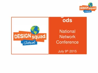Promise  Neighborho  ods  National  Network  Conference July 9 th 2015  Agenda  Warm-up Discussion