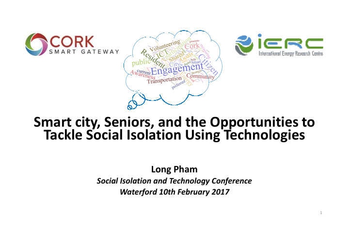 smart city seniors and the opportunities to tackle social