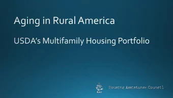 USDA Section 515 Rural Rental Housing Program,  FY 1963 - FY 2015  45,000  40,000  35,000  30,000
