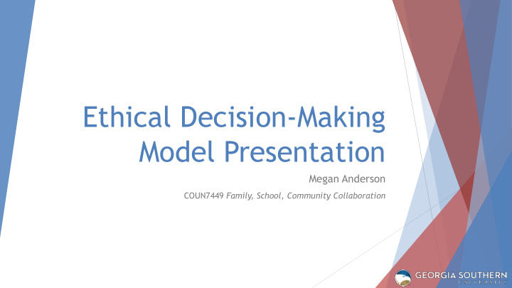 ethical decision making