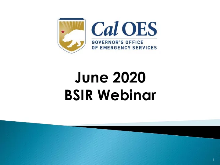 june 2020 bsir webinar