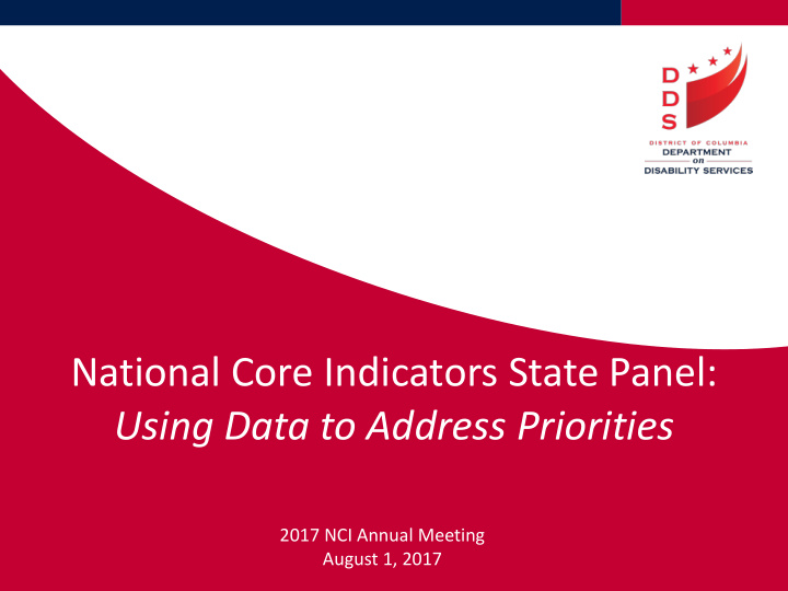 national core indicators state panel