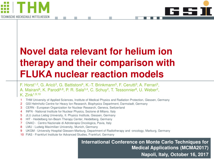 fluka nuclear reaction models
