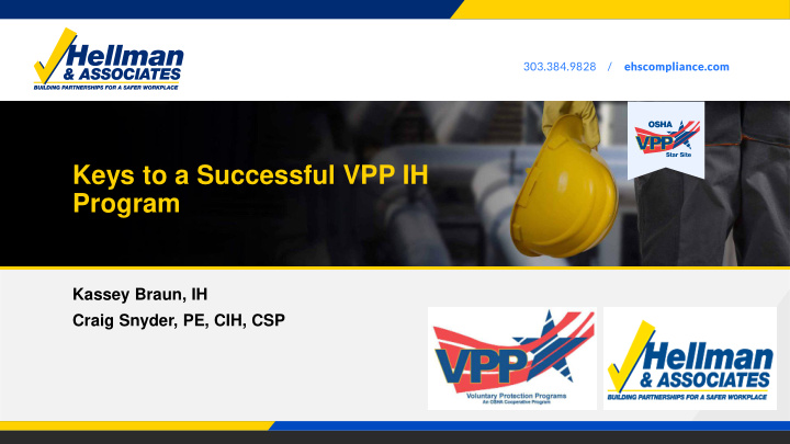 keys to a successful vpp ih program