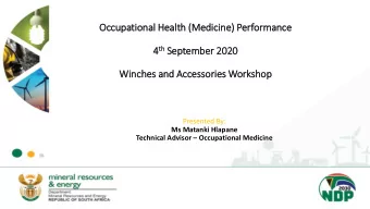 th Se 4 th  September 2020  Winc  inches and Accessorie  ies Work  rkshop  Presented By:  Ms