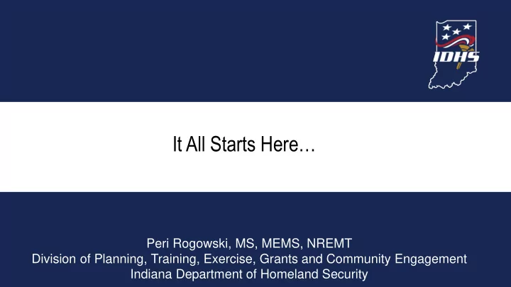 it all starts here