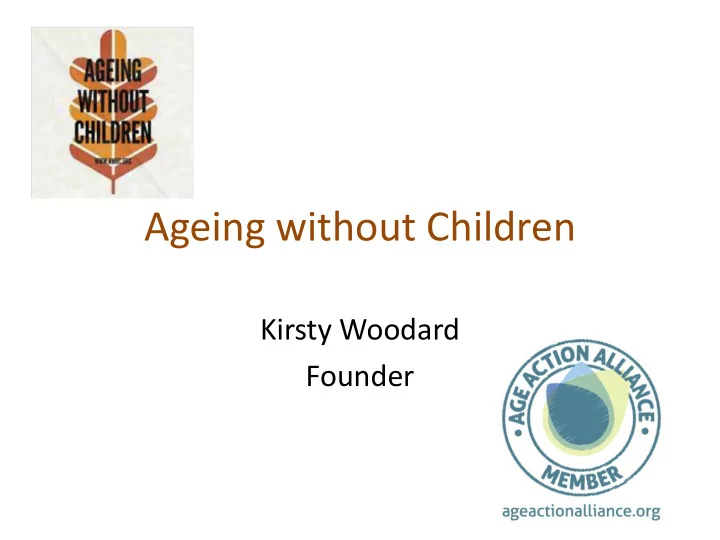 ageing without children