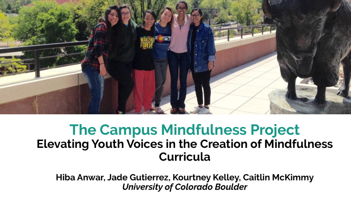 the campus mindfulness project