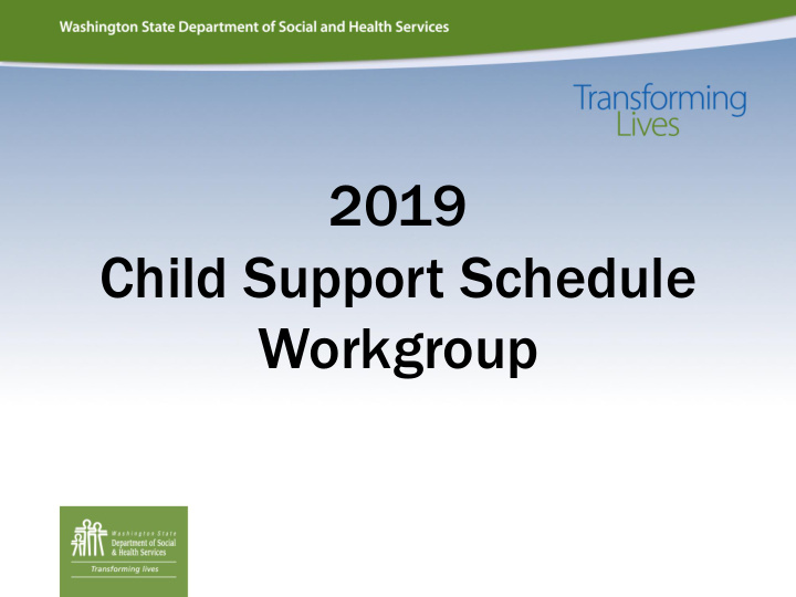 child support schedule