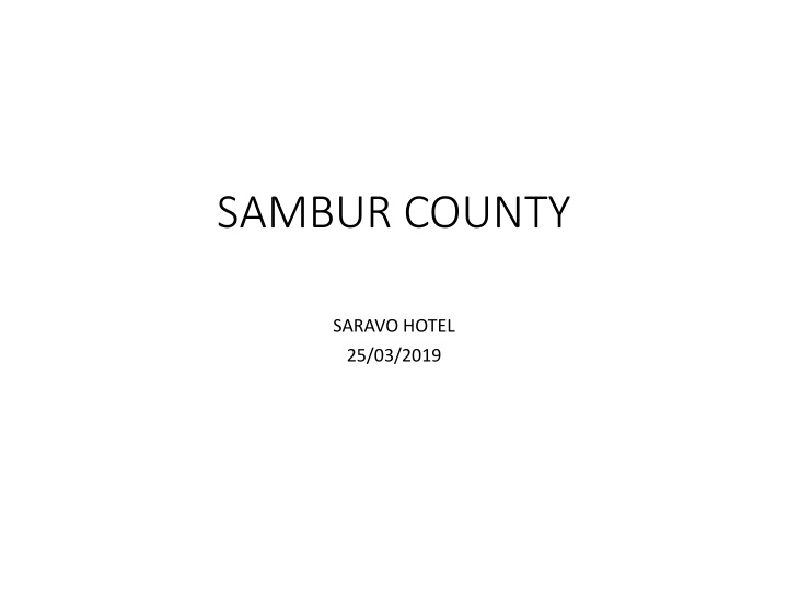 sambur county