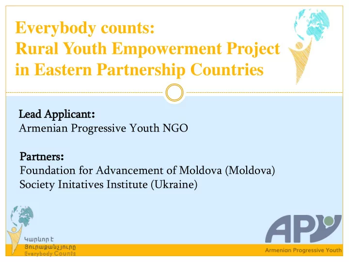 in eastern partnership countries