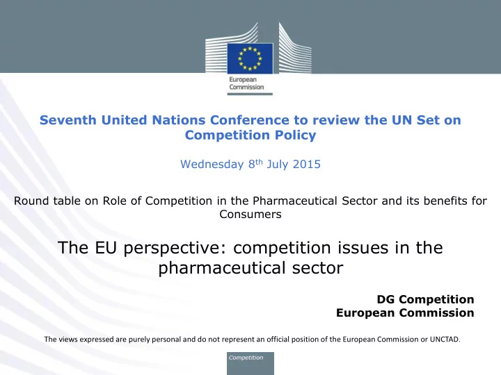 seventh united nations conference to review the un set on