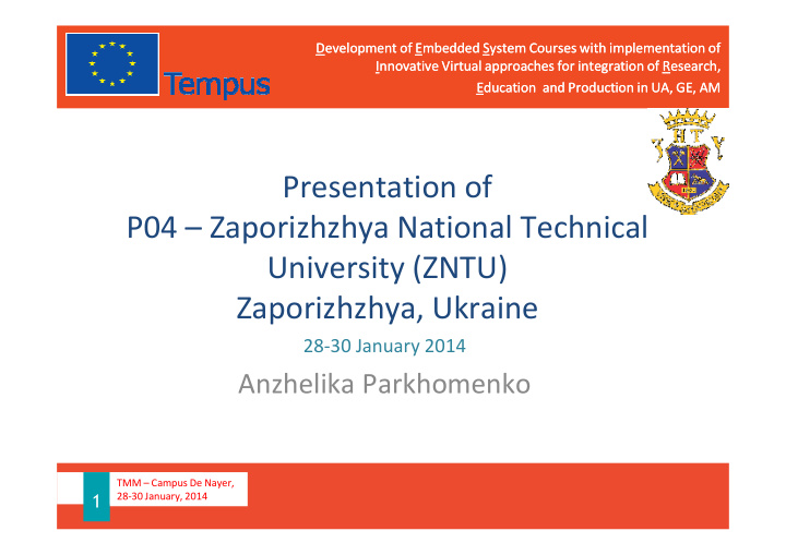 presentation of p04 zaporizhzhya national technical