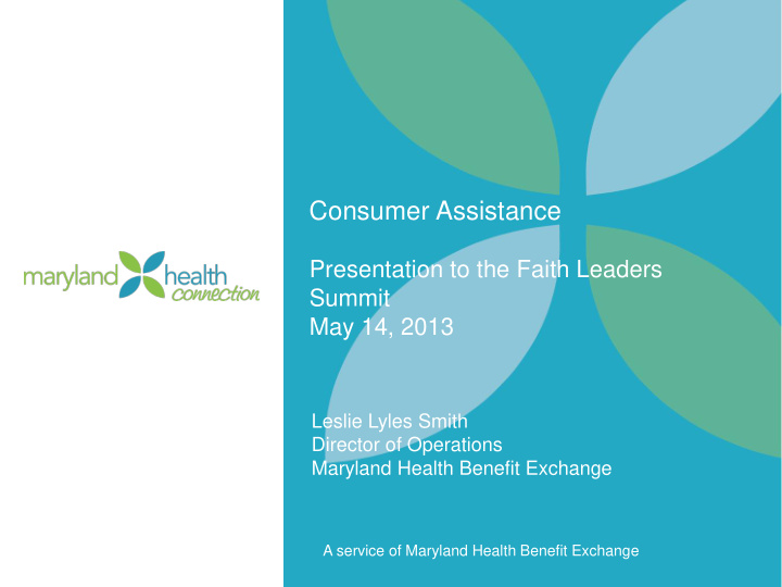 consumer assistance