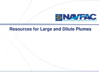 Resources for Large and Dilute Plumes  Resources for Large and Dilute Plumes  Risk Management