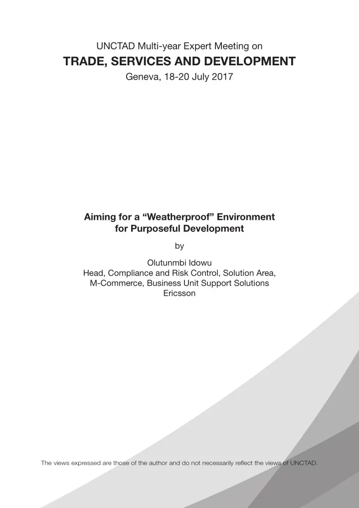 trade services and development