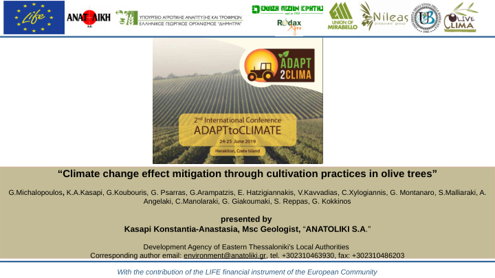 climate change effect mitigation through cultivation