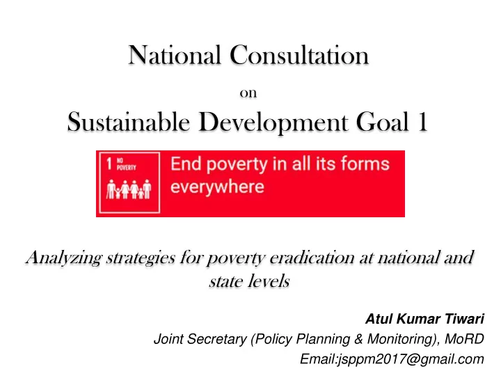 national consultation