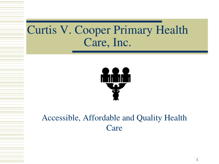 curtis v cooper primary health care inc