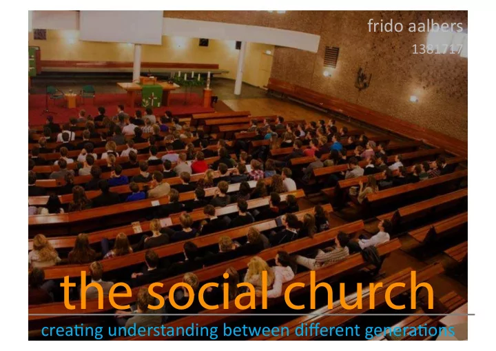 the social church
